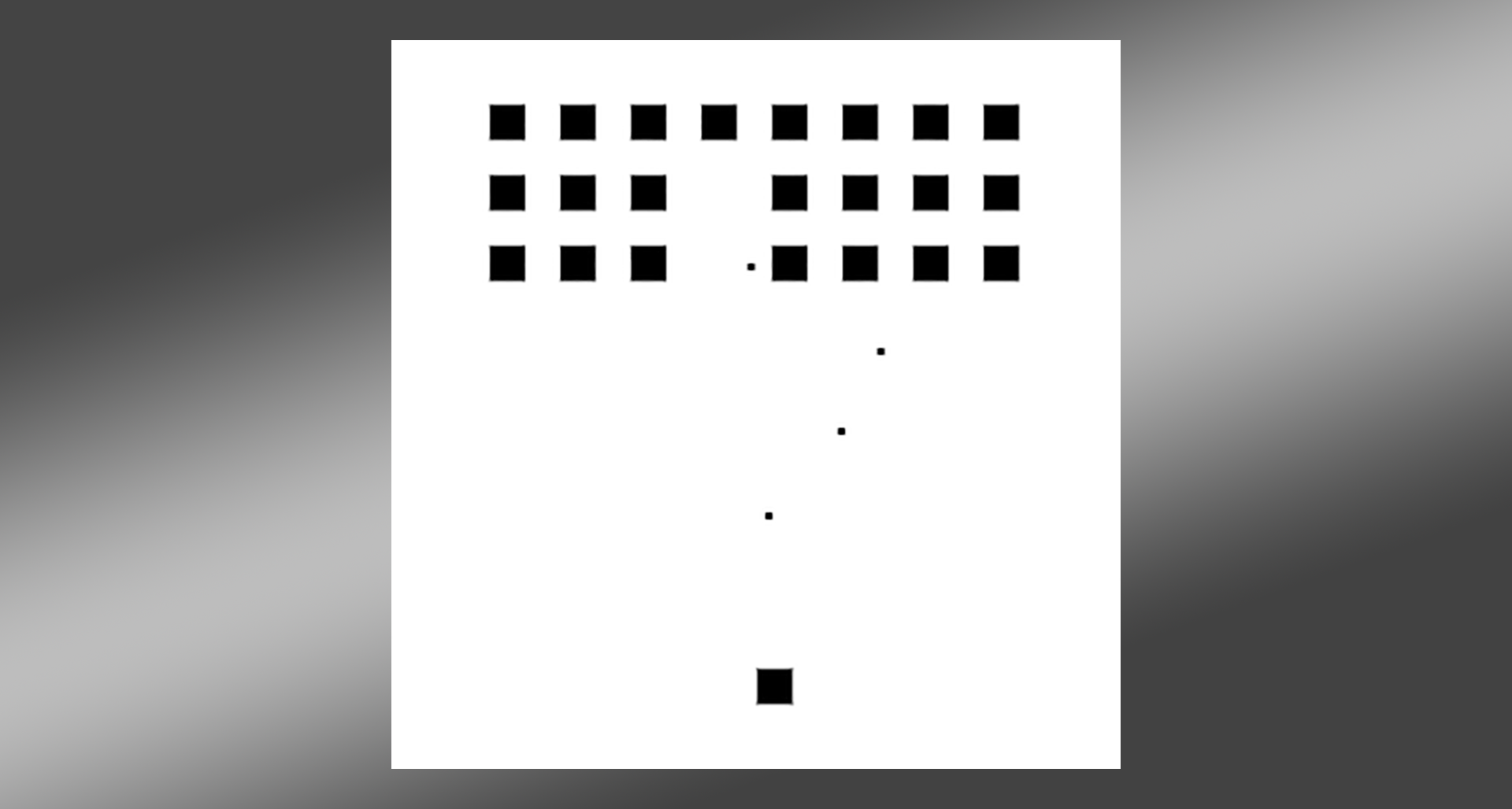 screen shot of space invaders