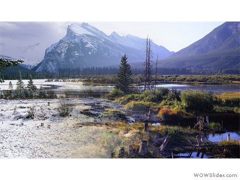 Banff In Winter and In Spring